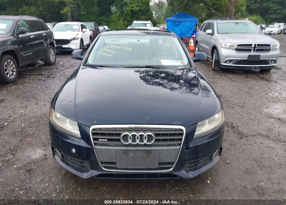 2009 AUDI A4 2.0T PREMIUM VIN: WAULF78K09A126311