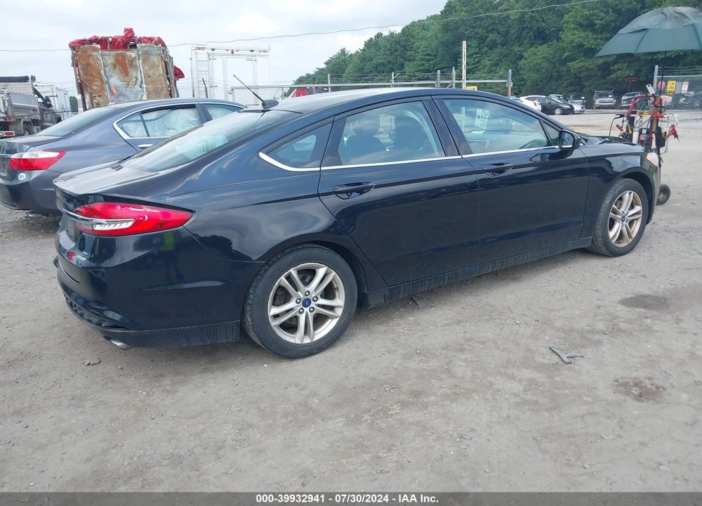 2018 FORD FUSION SE VIN: 3FA6P0HD8JR227912
