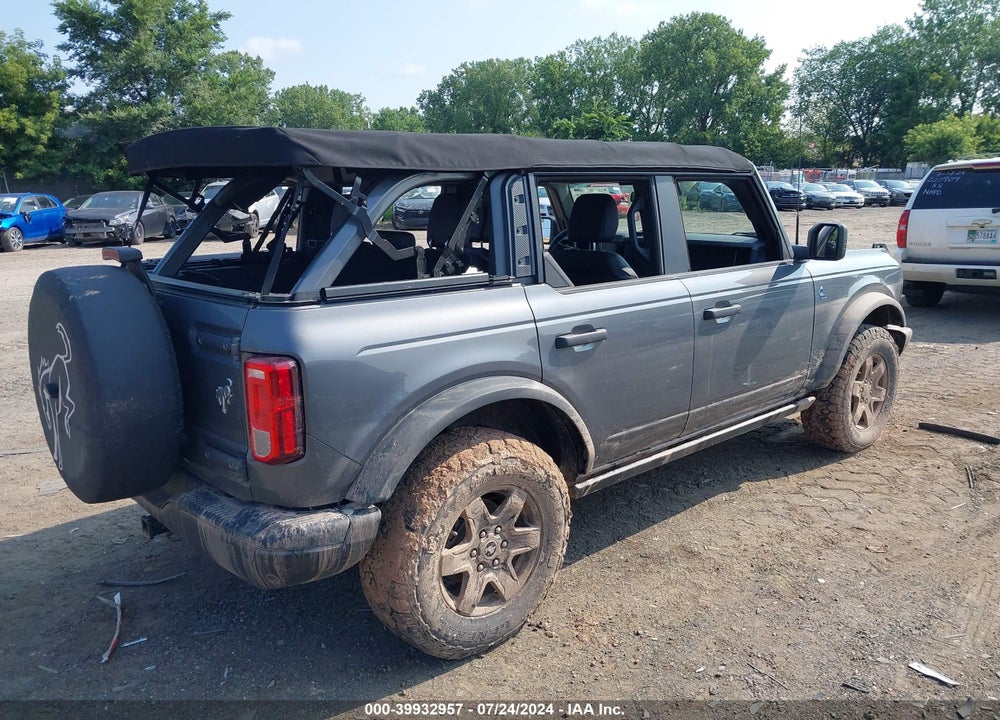 2022 FORD BRONCO BLACK DIAMOND VIN: 1FMDE5BH8NLA84119