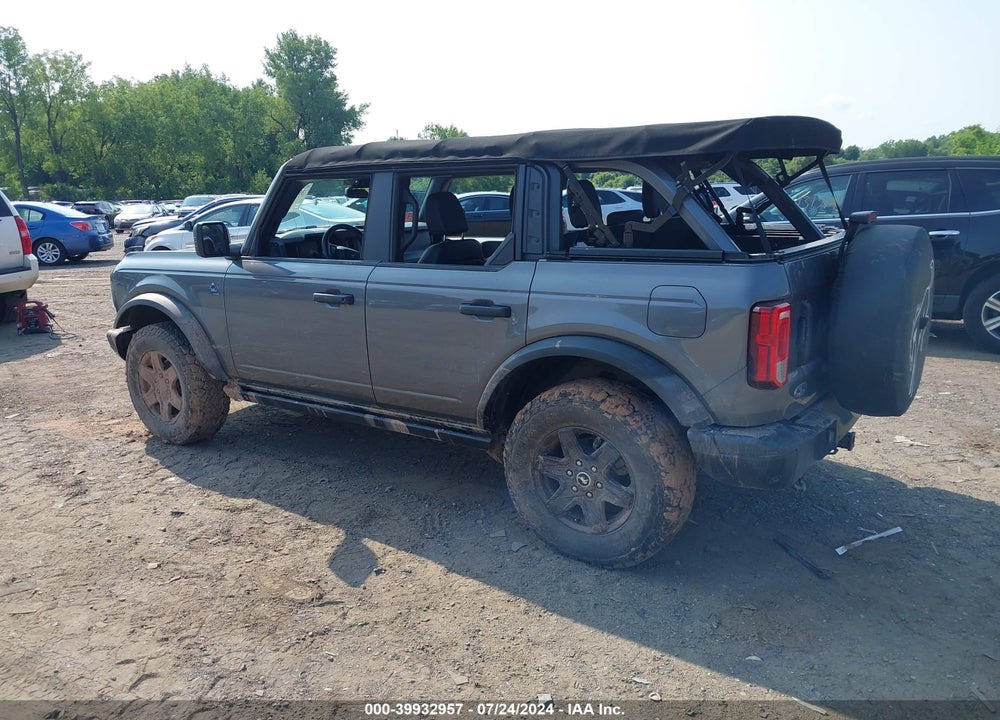 2022 FORD BRONCO BLACK DIAMOND VIN: 1FMDE5BH8NLA84119