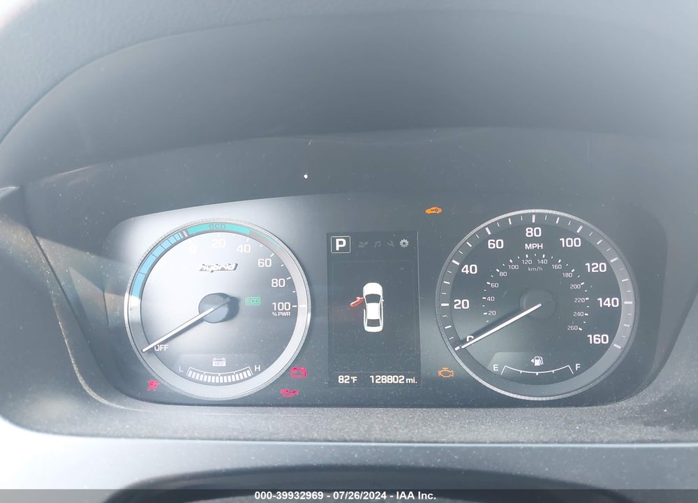 2016 HYUNDAI SONATA HYBRID SE VIN: KMHE24L18GA014126