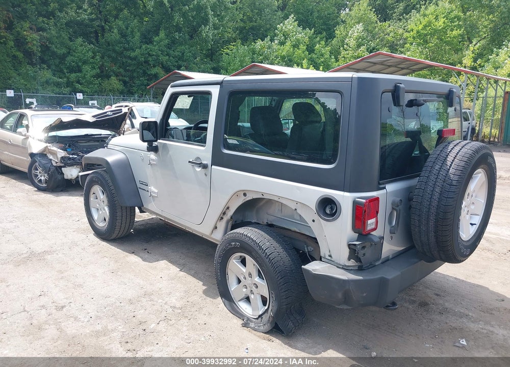 2011 JEEP WRANGLER SPORT VIN: 1J4AA2D10BL617524