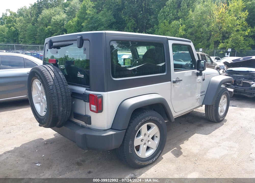 2011 JEEP WRANGLER SPORT VIN: 1J4AA2D10BL617524