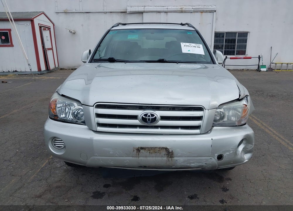 2006 TOYOTA HIGHLANDER V6 VIN: JTEEP21A660152177