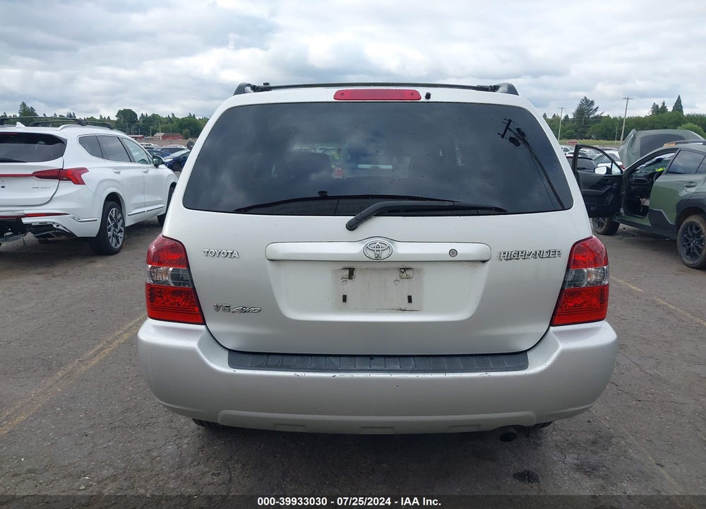2006 TOYOTA HIGHLANDER V6 VIN: JTEEP21A660152177