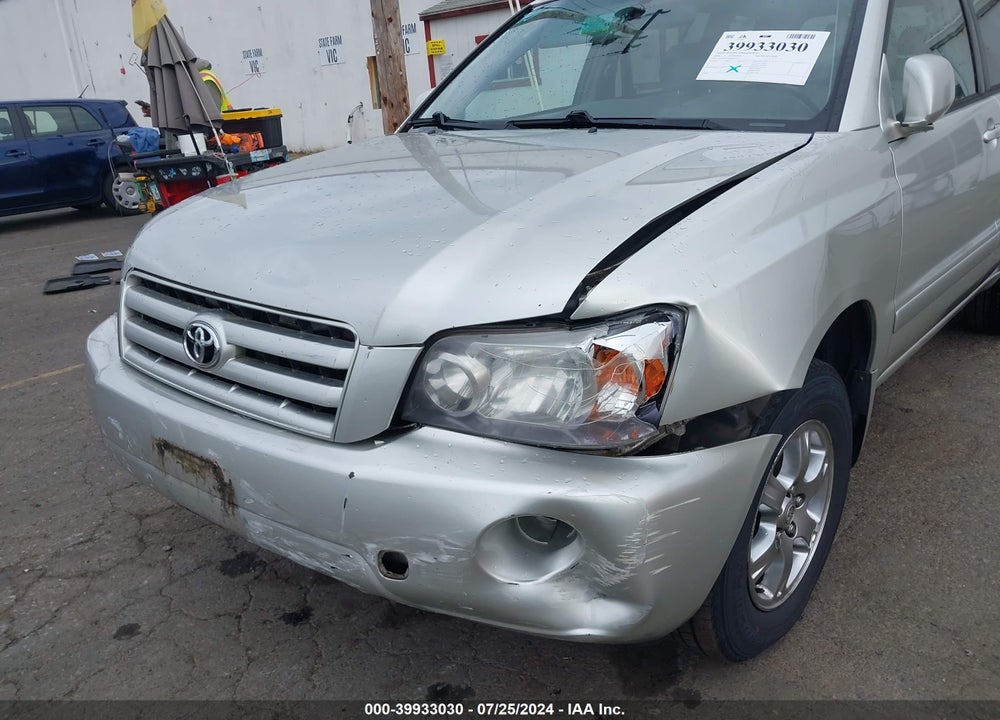 2006 TOYOTA HIGHLANDER V6 VIN: JTEEP21A660152177