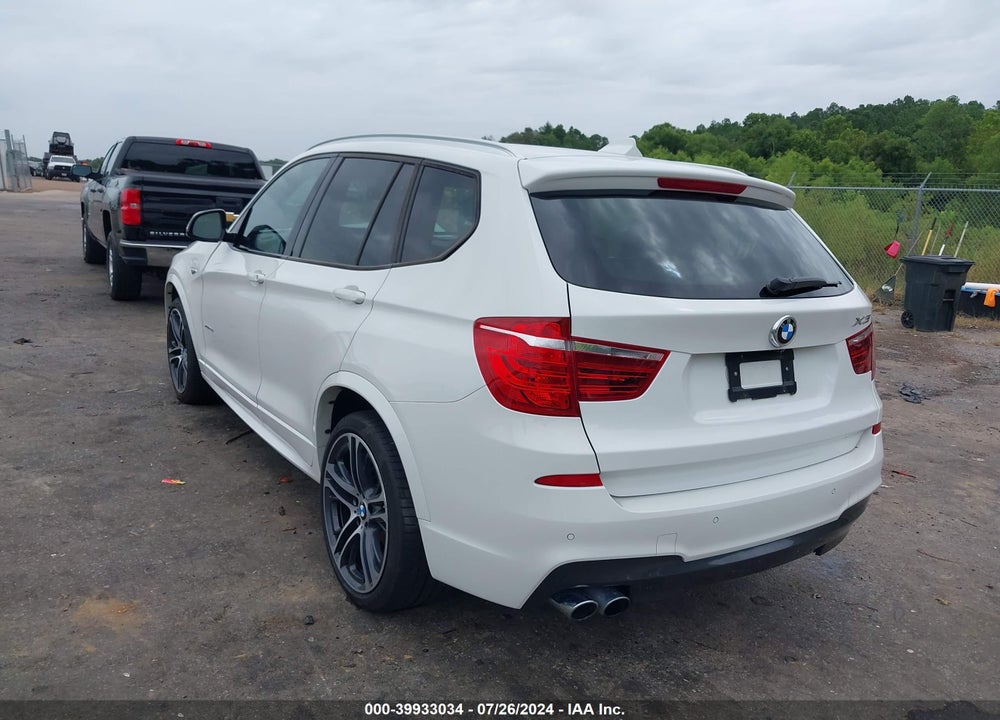 2017 BMW X3 XDRIVE28I VIN: 5UXWX9C50H0D97093