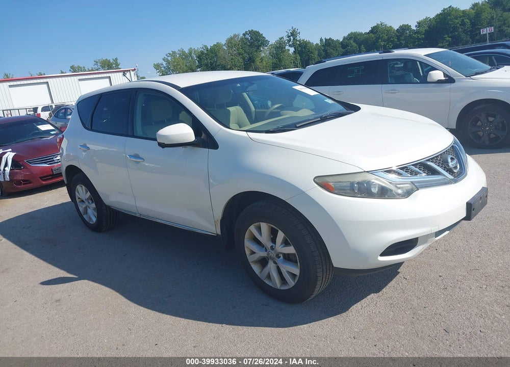 2012 NISSAN MURANO S VIN: JN8AZ1MW0CW202633