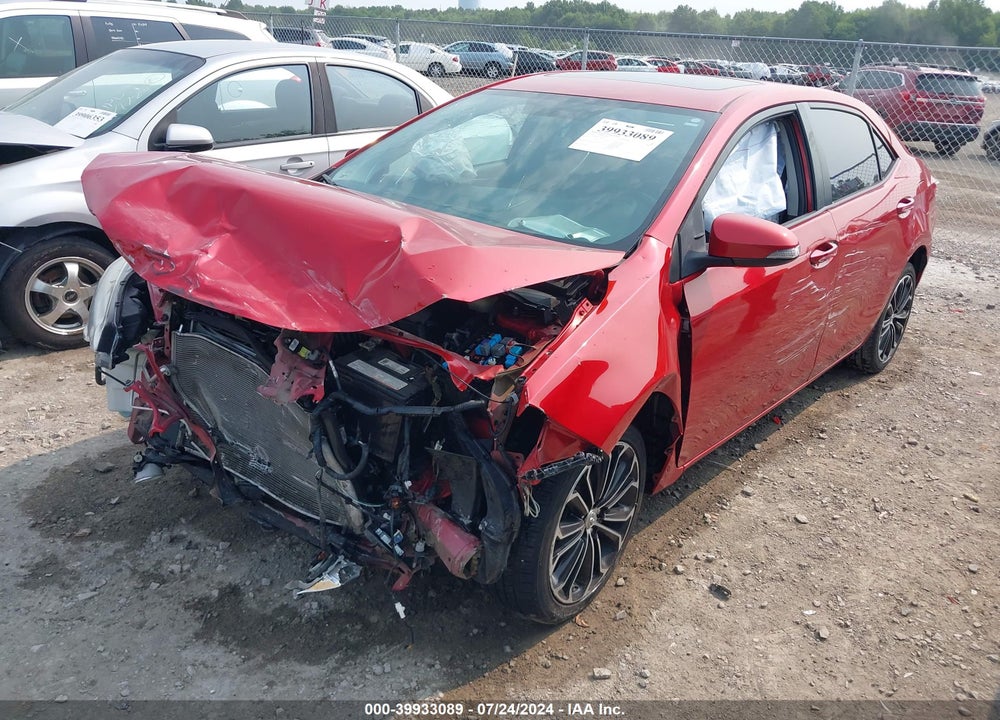 2014 TOYOTA COROLLA S PREMIUM VIN: 5YFBURHE4EP035445