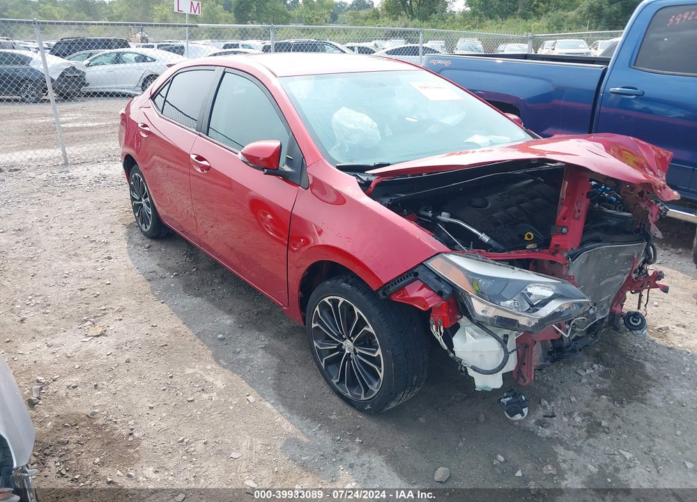 2014 TOYOTA COROLLA S PREMIUM VIN: 5YFBURHE4EP035445