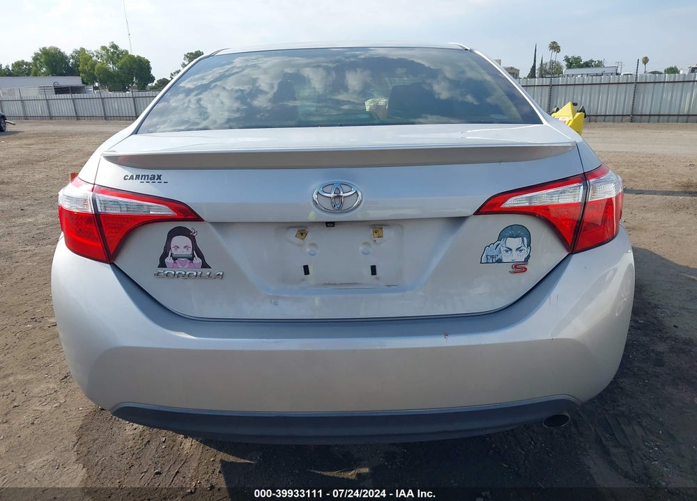 2015 TOYOTA COROLLA S PLUS VIN: 2T1BURHE0FC360062
