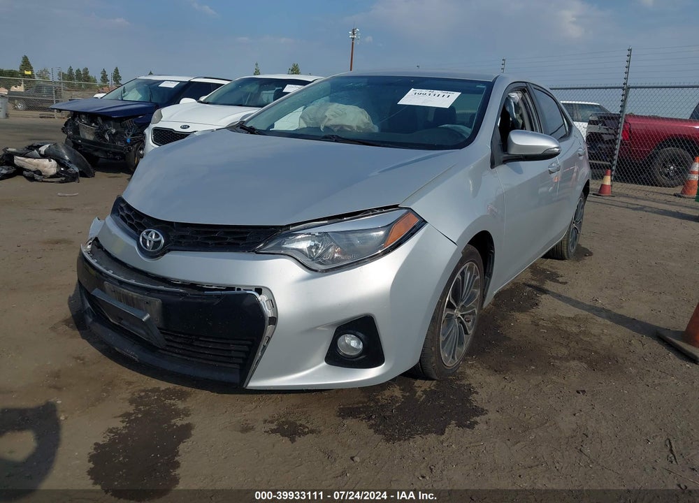 2015 TOYOTA COROLLA S PLUS VIN: 2T1BURHE0FC360062