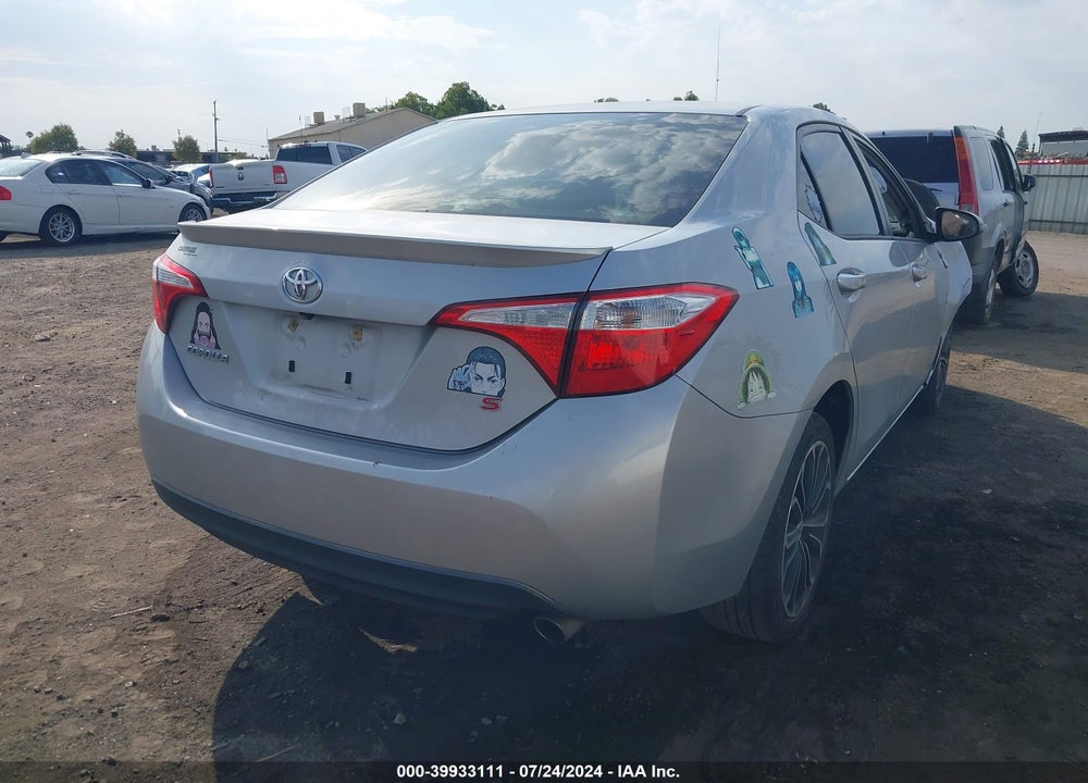 2015 TOYOTA COROLLA S PLUS VIN: 2T1BURHE0FC360062
