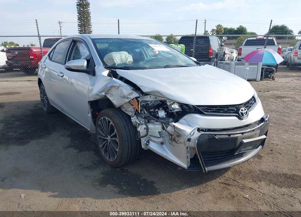2015 TOYOTA COROLLA S PLUS VIN: 2T1BURHE0FC360062