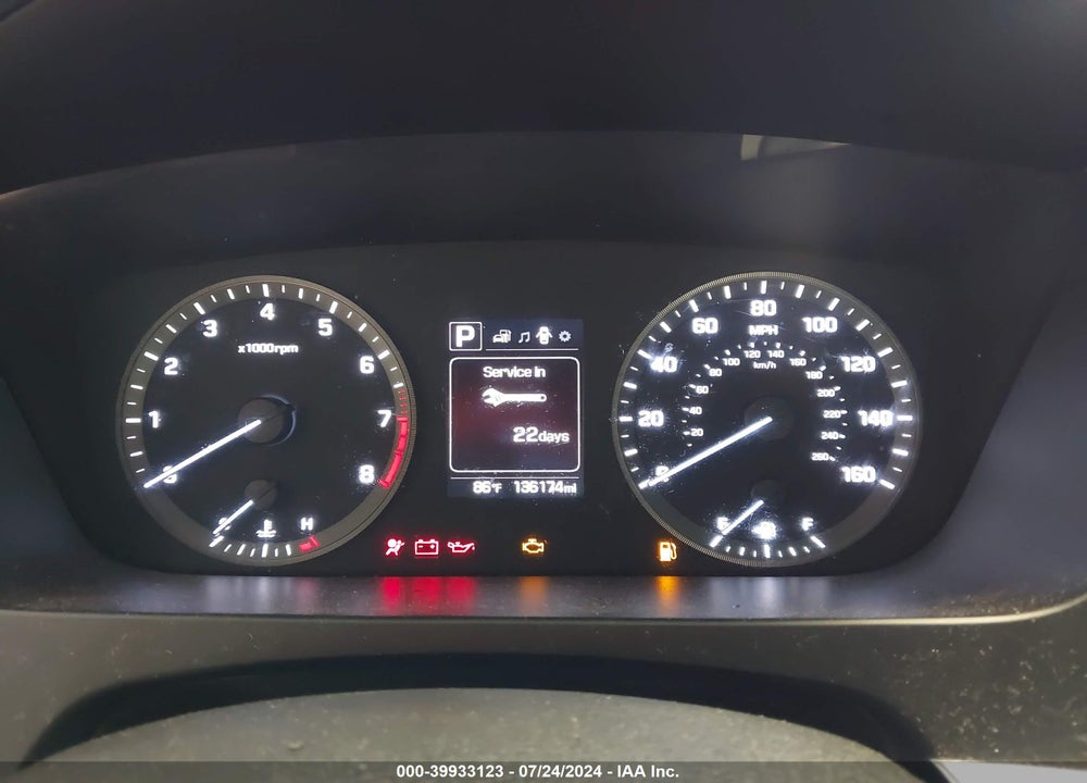 2016 HYUNDAI SONATA SE VIN: 5NPE24AF3GH347233
