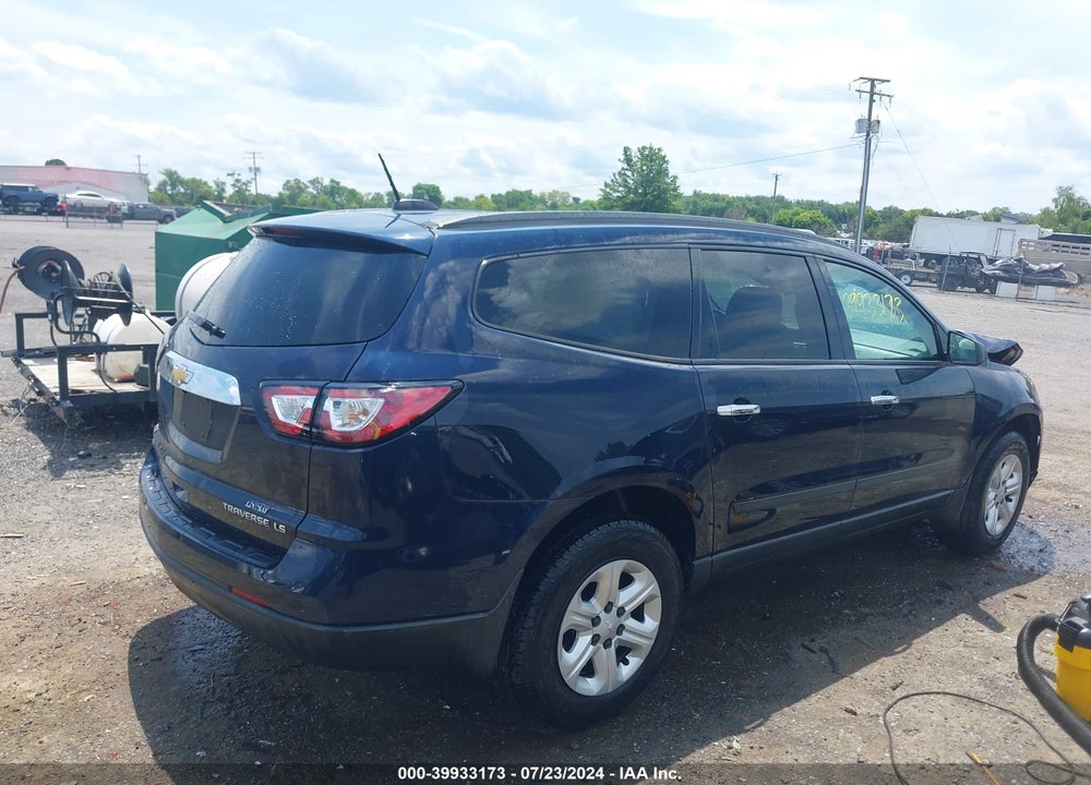 2016 CHEVROLET TRAVERSE LS VIN: 1GNKVFED8GJ308313
