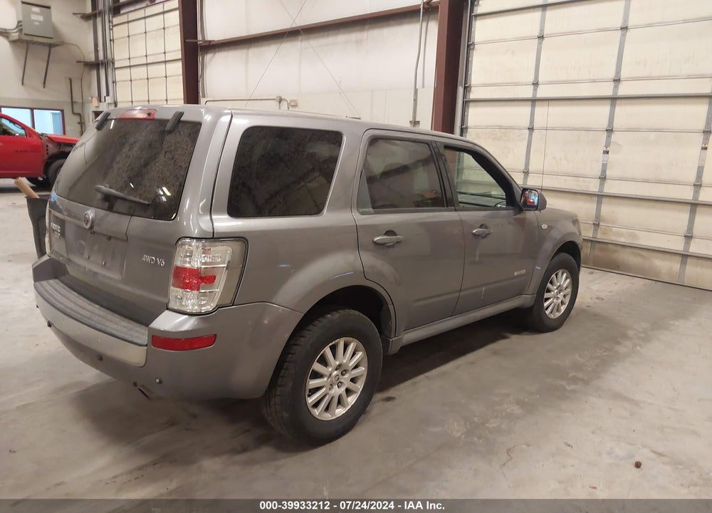 2008 MERCURY MARINER PREMIER VIN: 4M2CU97188KJ50355