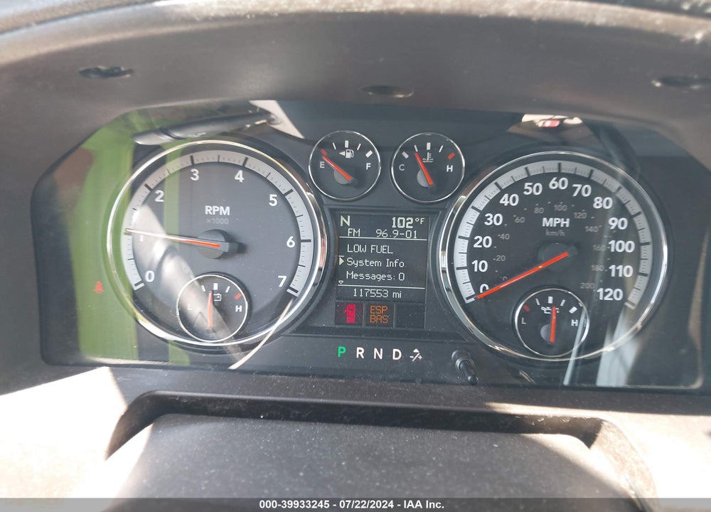 2009 DODGE RAM 1500 VIN: 1D3HB18T99S792109