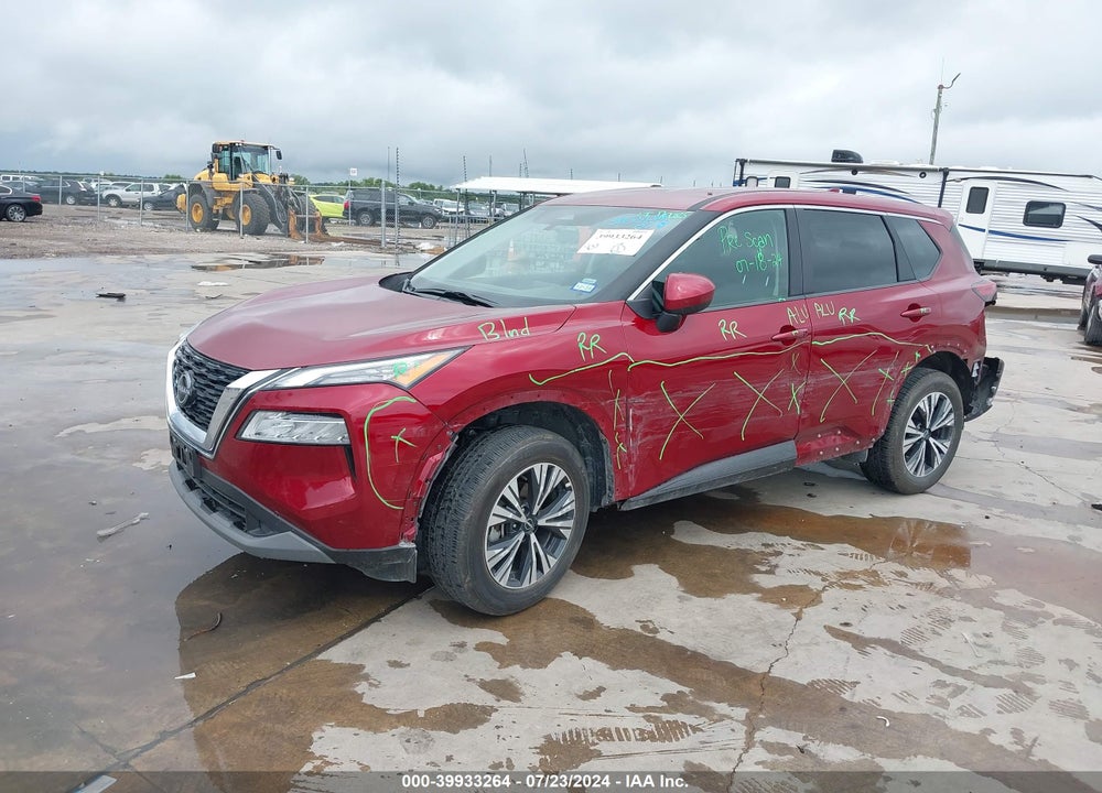 2023 NISSAN ROGUE SV FWD VIN: 5N1BT3BA0PC937412