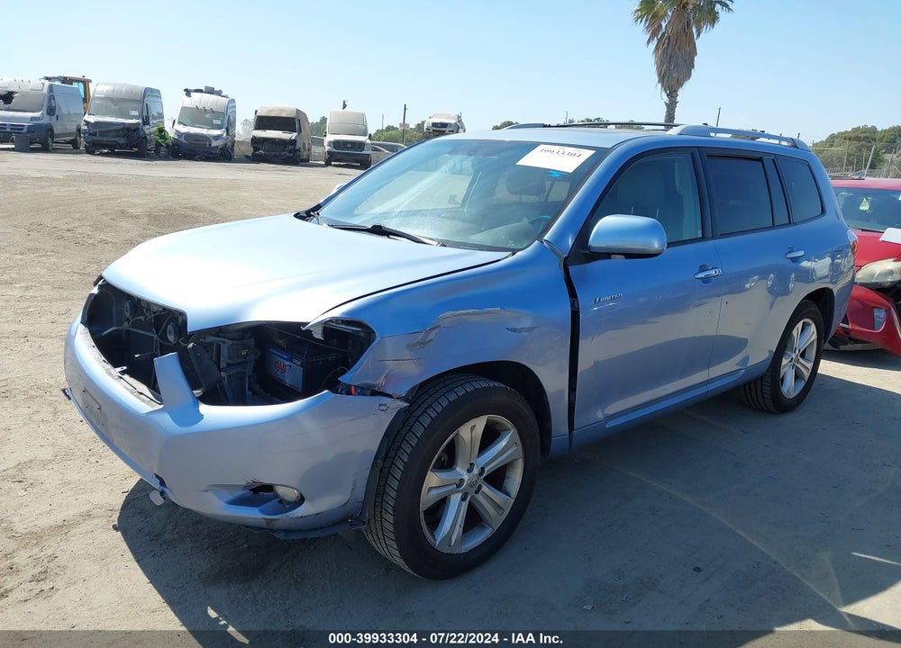2008 TOYOTA HIGHLANDER LIMITED VIN: JTEDS42A782043125
