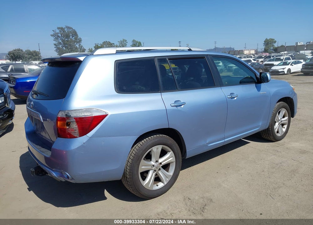 2008 TOYOTA HIGHLANDER LIMITED VIN: JTEDS42A782043125