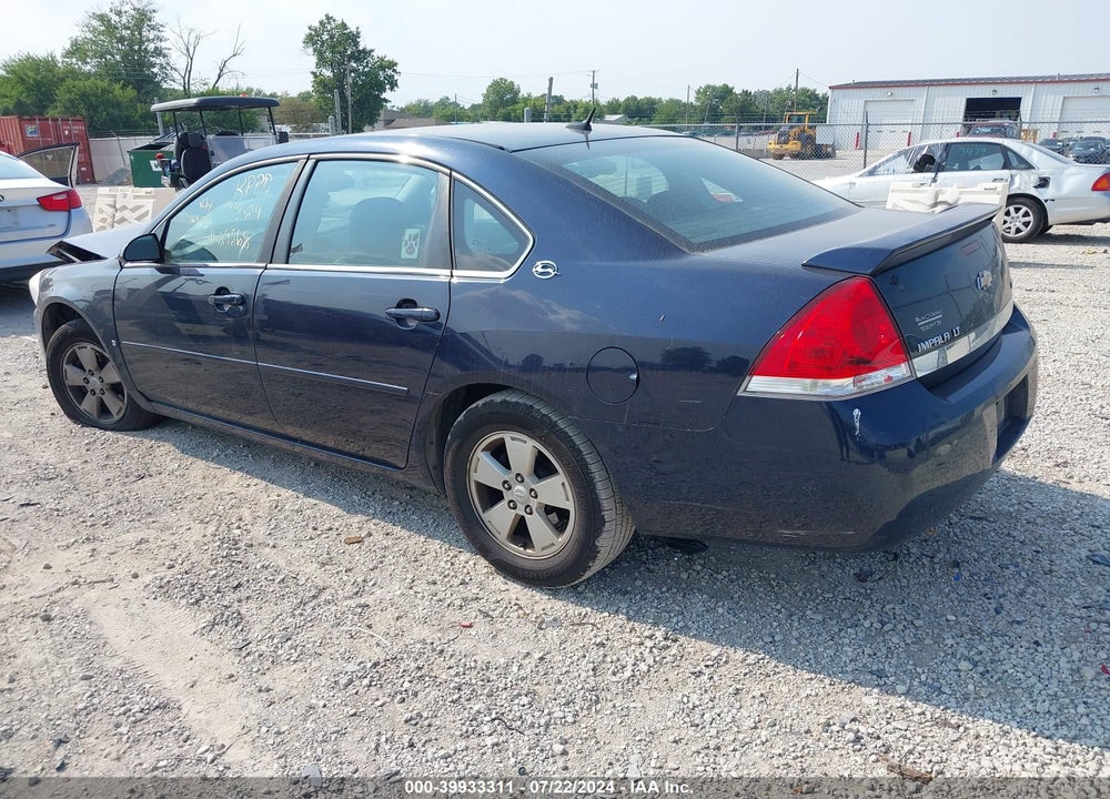 2008 CHEVROLET IMPALA LT VIN: 2G1WT58K489123380