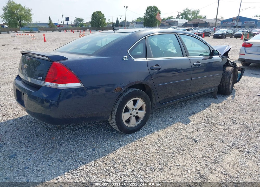 2008 CHEVROLET IMPALA LT VIN: 2G1WT58K489123380