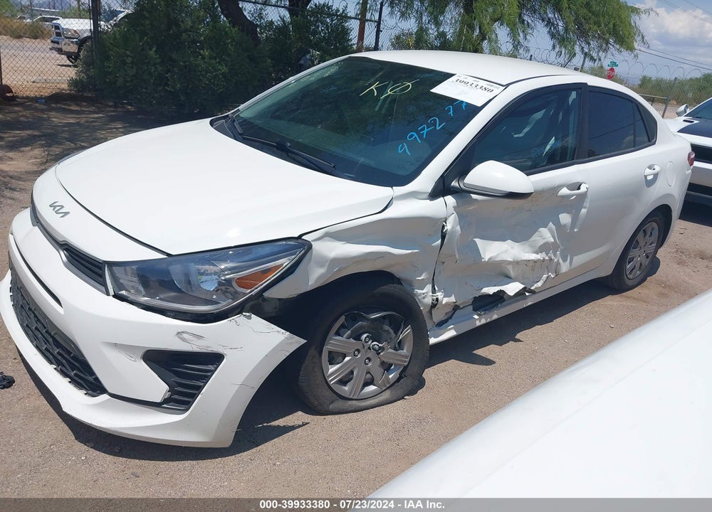 2022 KIA RIO LX VIN: 3KPA24AD7NE497277