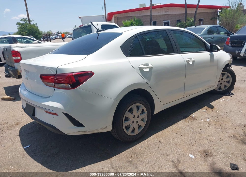 2022 KIA RIO LX VIN: 3KPA24AD7NE497277