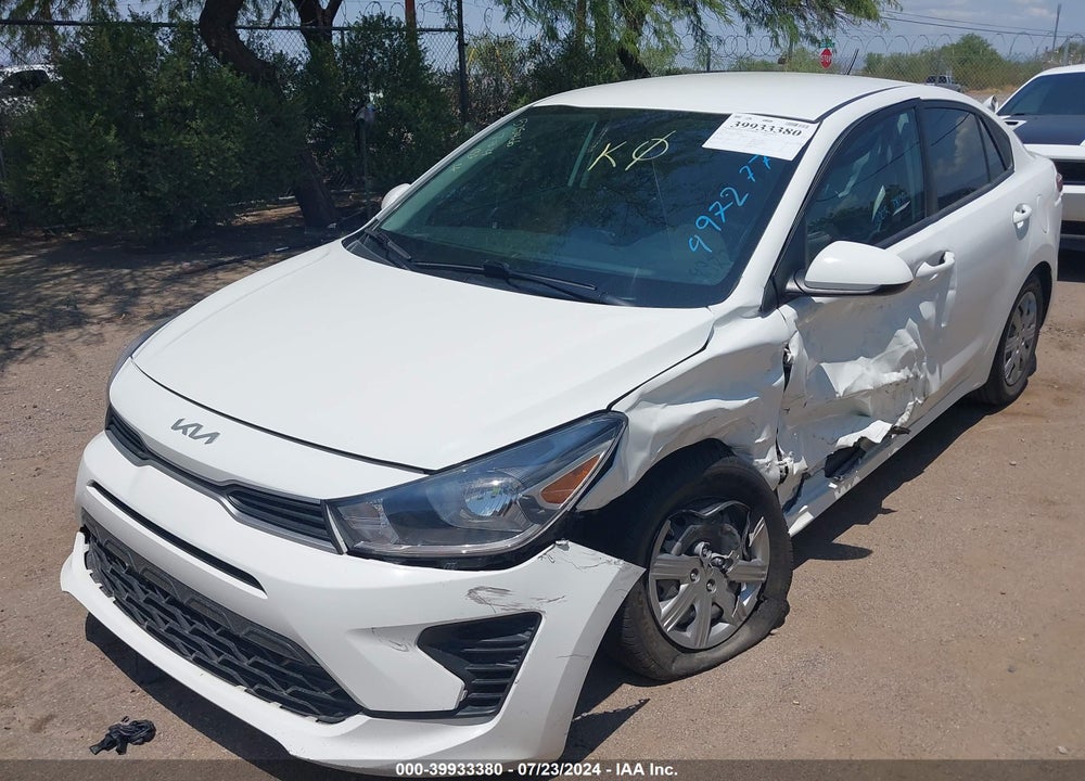 2022 KIA RIO LX VIN: 3KPA24AD7NE497277