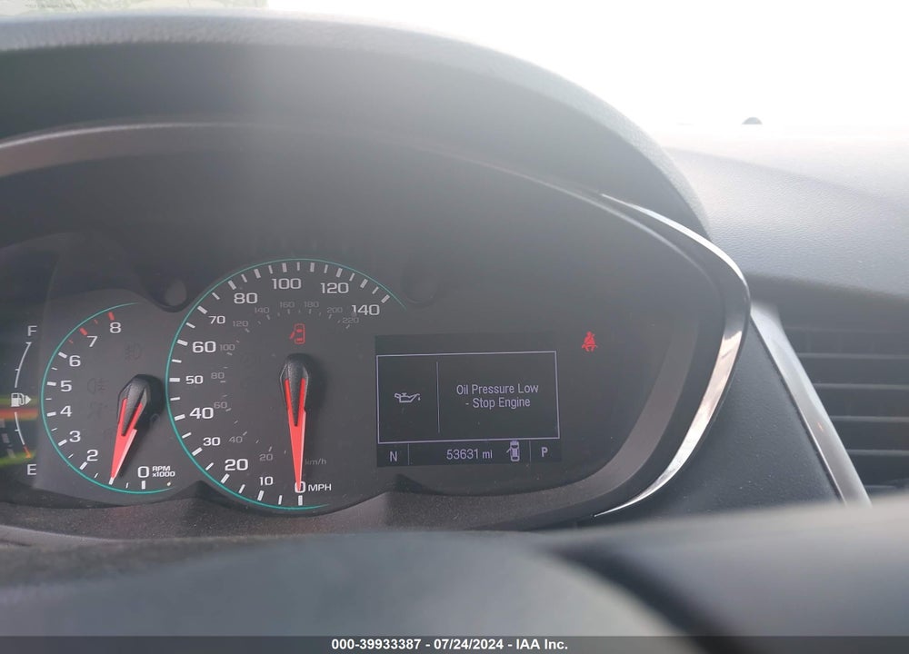 2019 CHEVROLET TRAX 1LT VIN: KL7CJPSB5KB955382