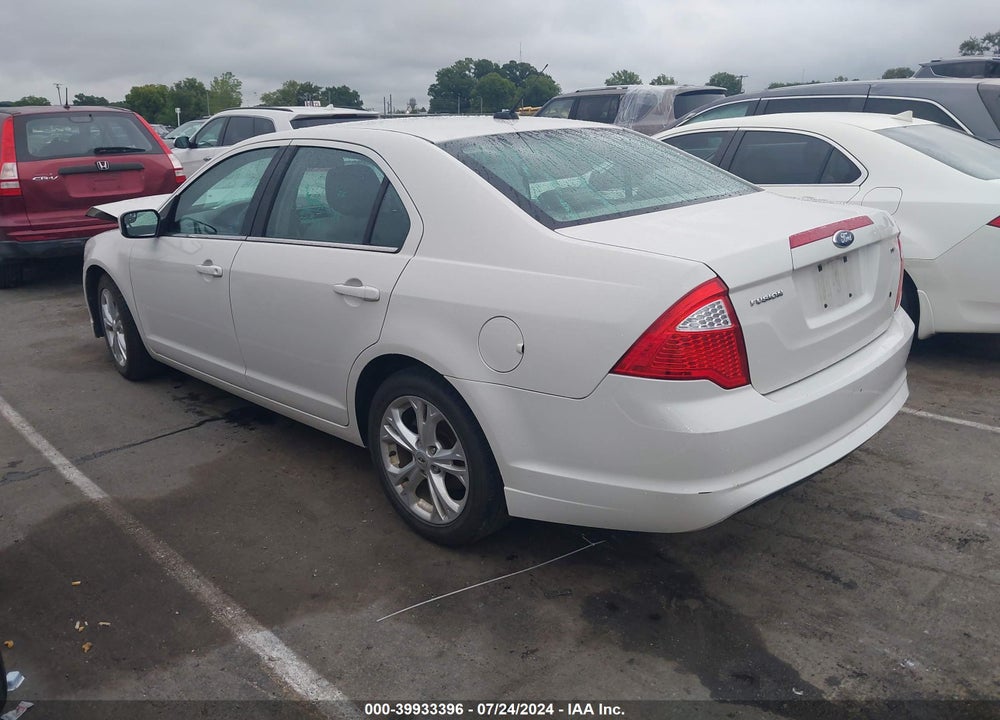 2012 FORD FUSION SE VIN: 3FAHP0HA9CR233204