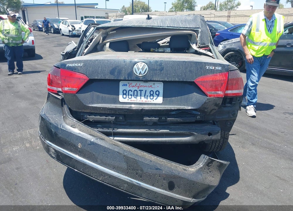 2015 VOLKSWAGEN PASSAT SE VIN: 1VWBT7A33FC053247