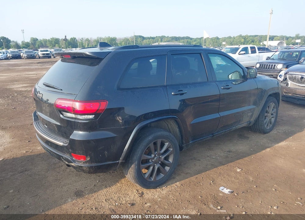 2016 JEEP GRAND CHEROKEE LIMITED 75TH ANNIVERSARY VIN: 1C4RJFBM0GC412080