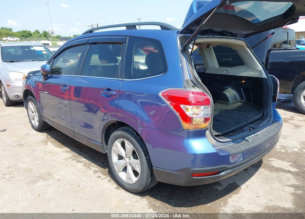 2016 SUBARU FORESTER 2.5I LIMITED VIN: JF2SJAHC4GH425308