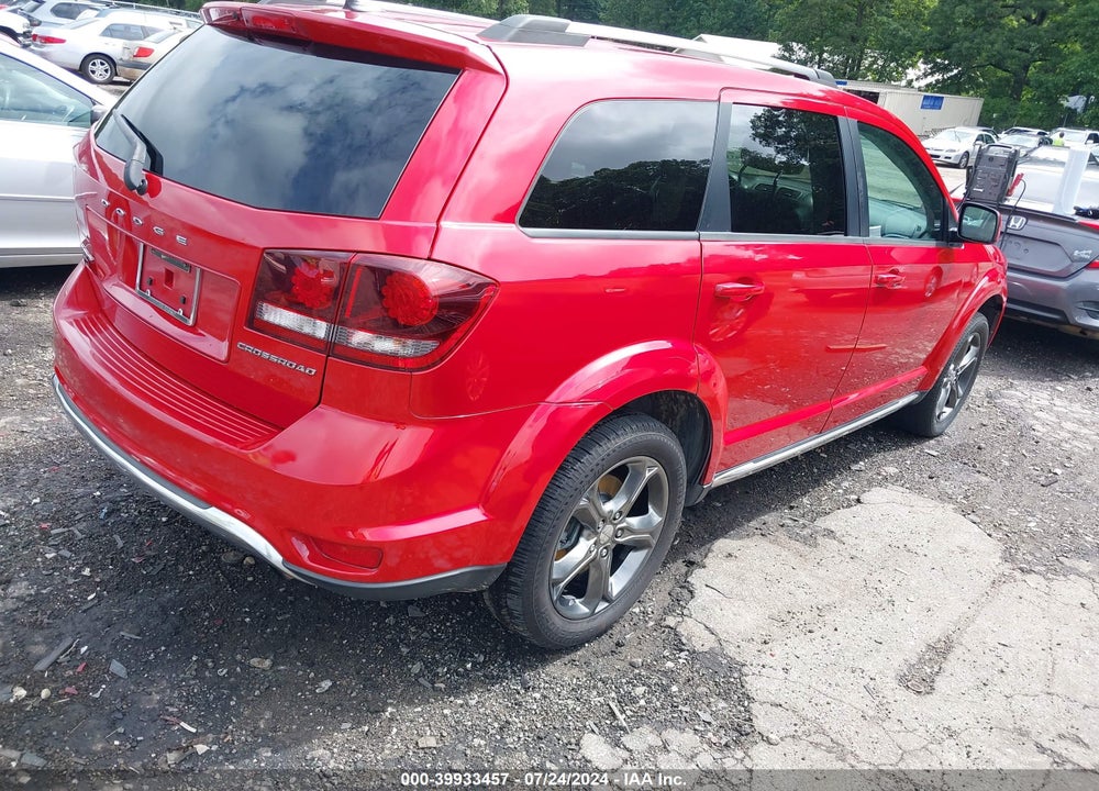 2016 DODGE JOURNEY CROSSROAD VIN: 3C4PDCGB6GT107661
