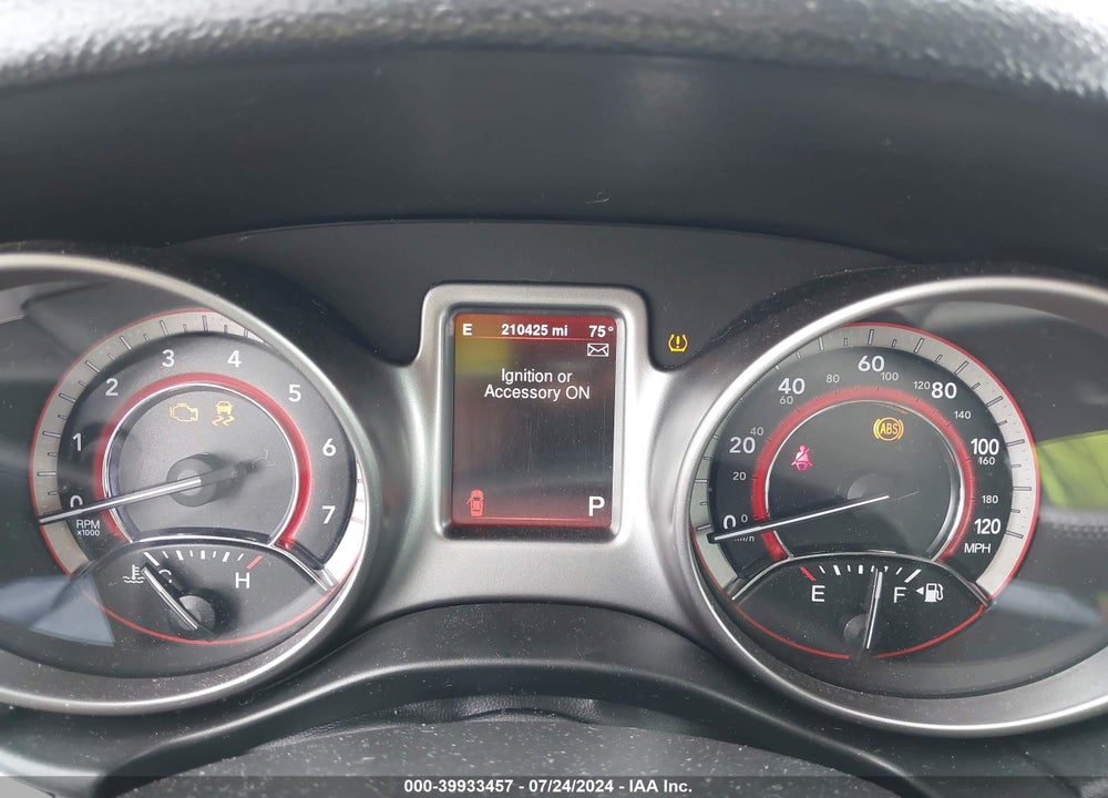 2016 DODGE JOURNEY CROSSROAD VIN: 3C4PDCGB6GT107661