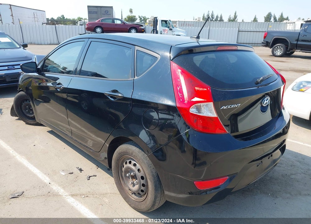 2017 HYUNDAI ACCENT SE VIN: KMHCT5AE5HU356178