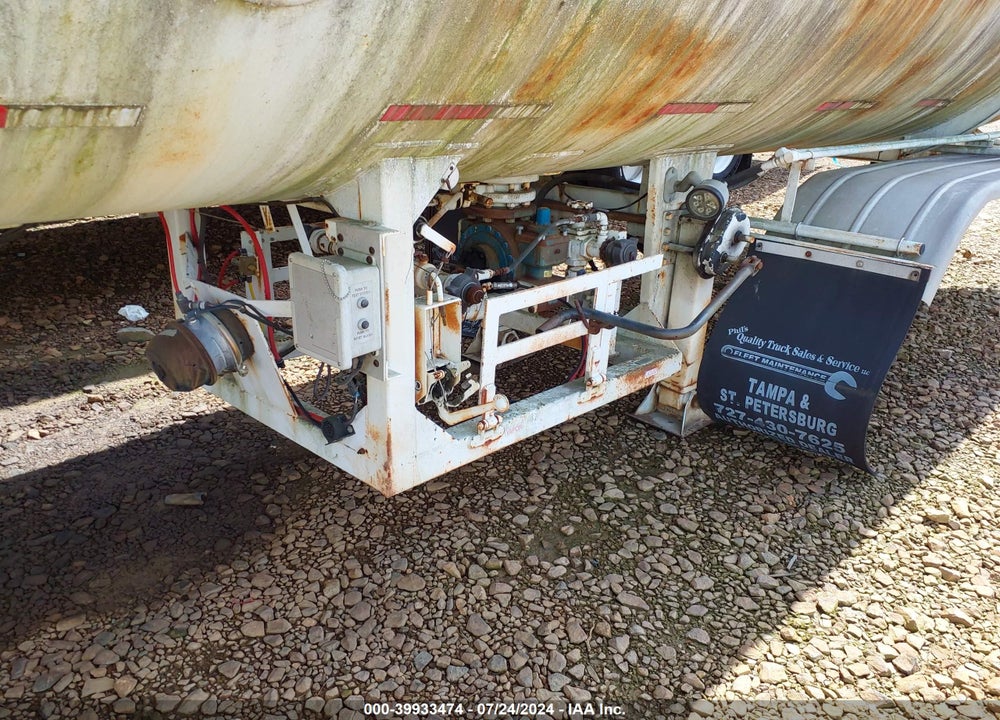 1981 EVANS TANK TRAILER UTILITY VIN: 00000000000060895