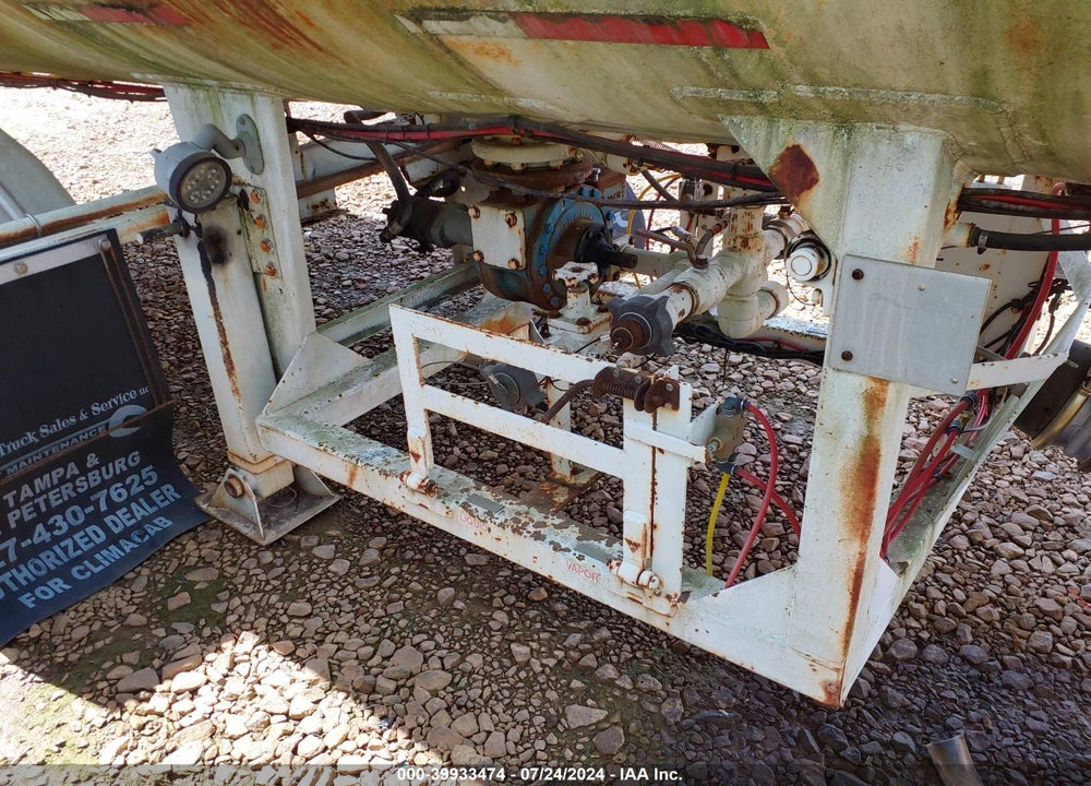 1981 EVANS TANK TRAILER UTILITY VIN: 00000000000060895