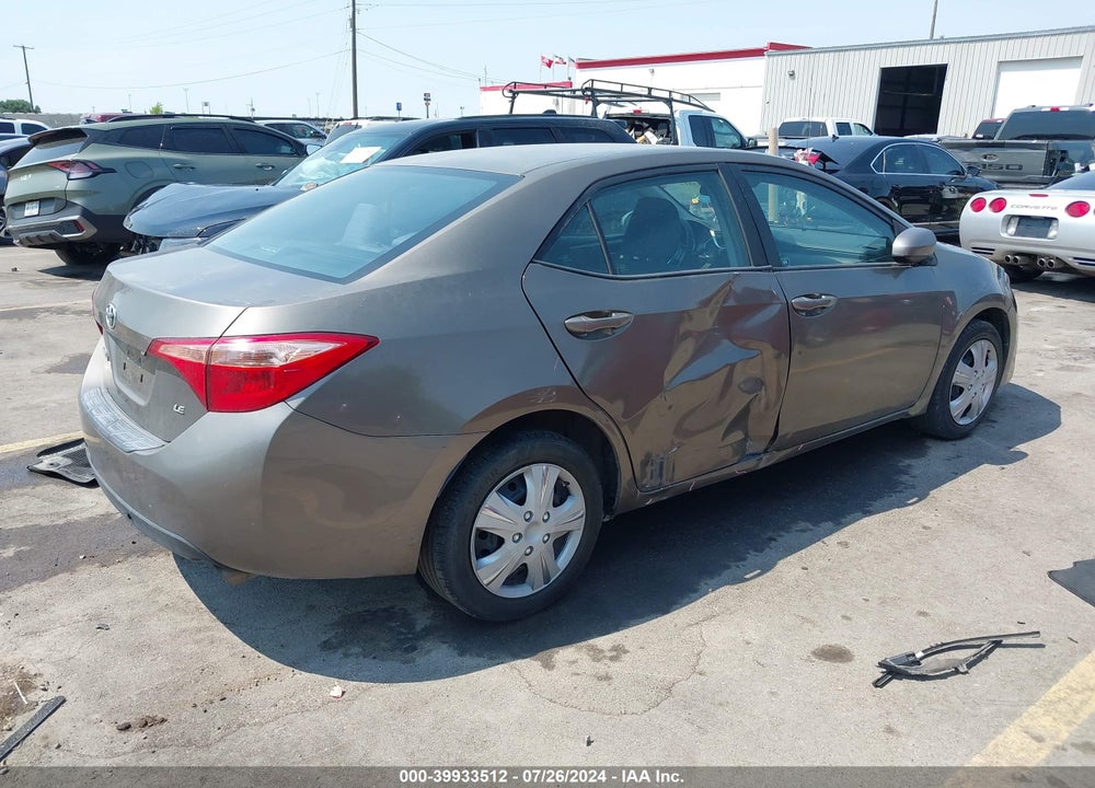 2019 TOYOTA COROLLA L/LE/XLE/SE/XSE VIN: 5YFBURHE2KP925714
