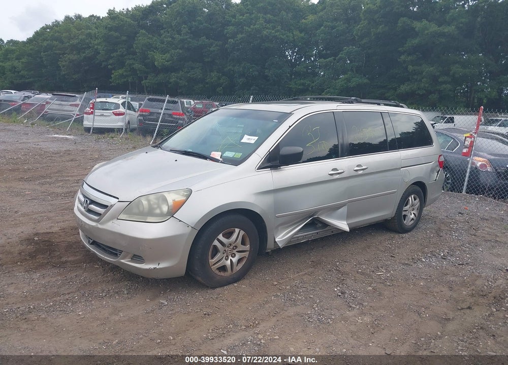 2007 HONDA ODYSSEY EXL VIN: 5FNRL38737B077622