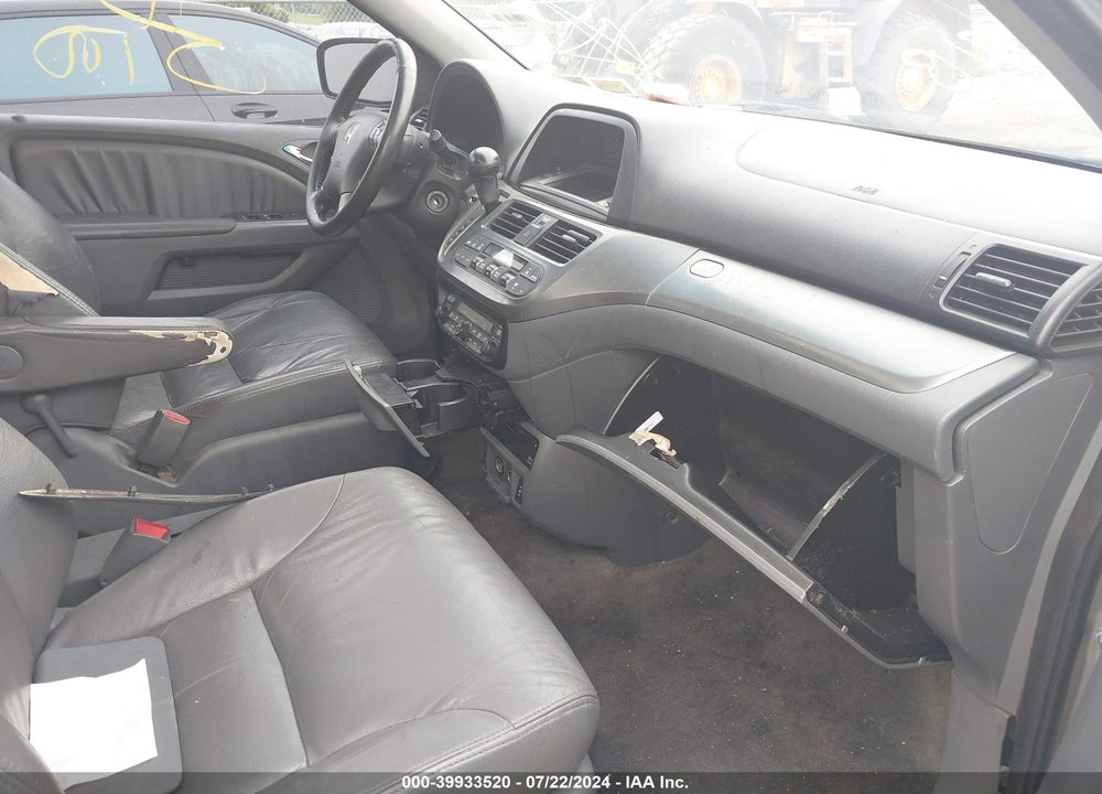 2007 HONDA ODYSSEY EXL VIN: 5FNRL38737B077622
