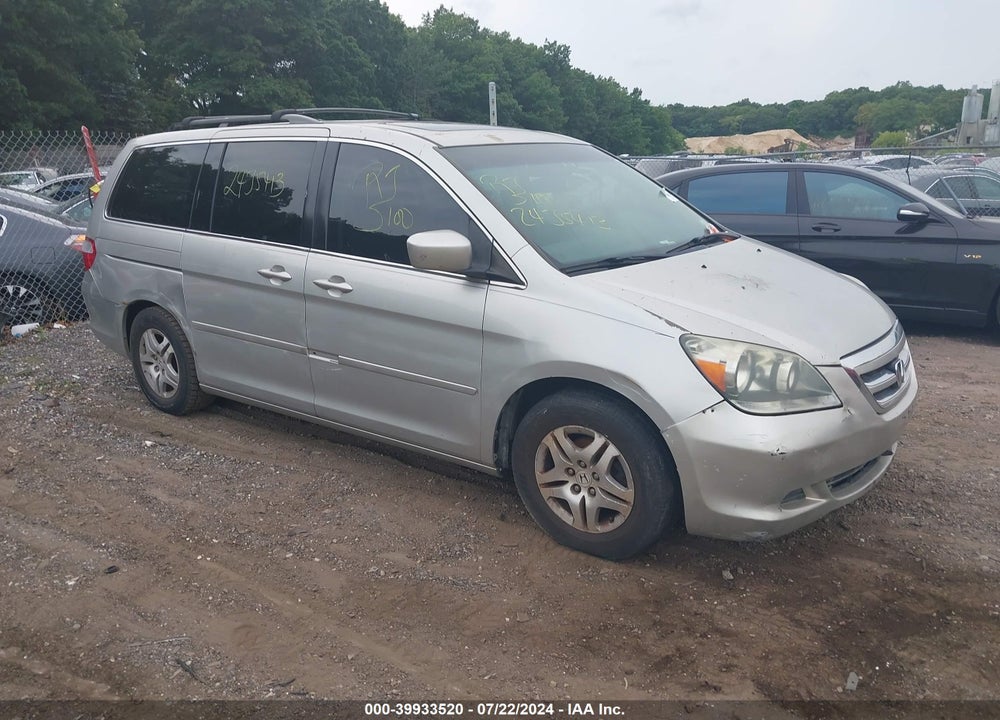 2007 HONDA ODYSSEY EXL VIN: 5FNRL38737B077622