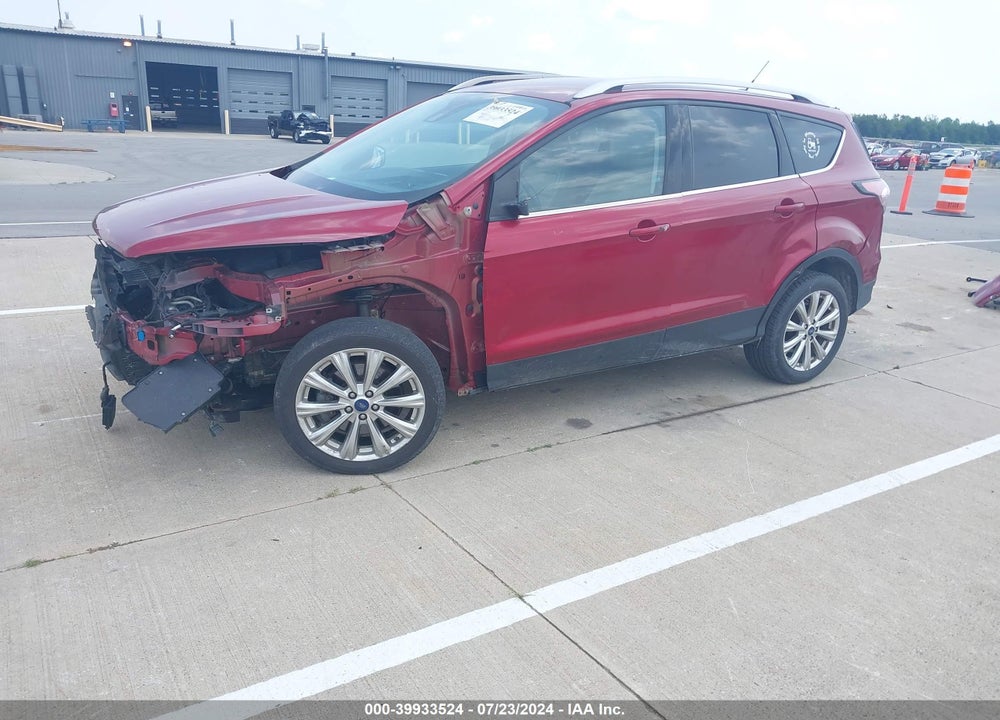 2017 FORD ESCAPE TITANIUM VIN: 1FMCU9J96HUA26332