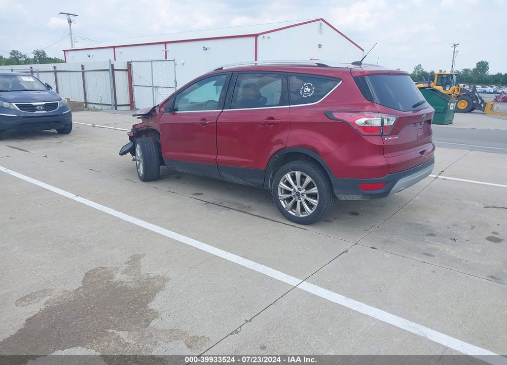 2017 FORD ESCAPE TITANIUM VIN: 1FMCU9J96HUA26332