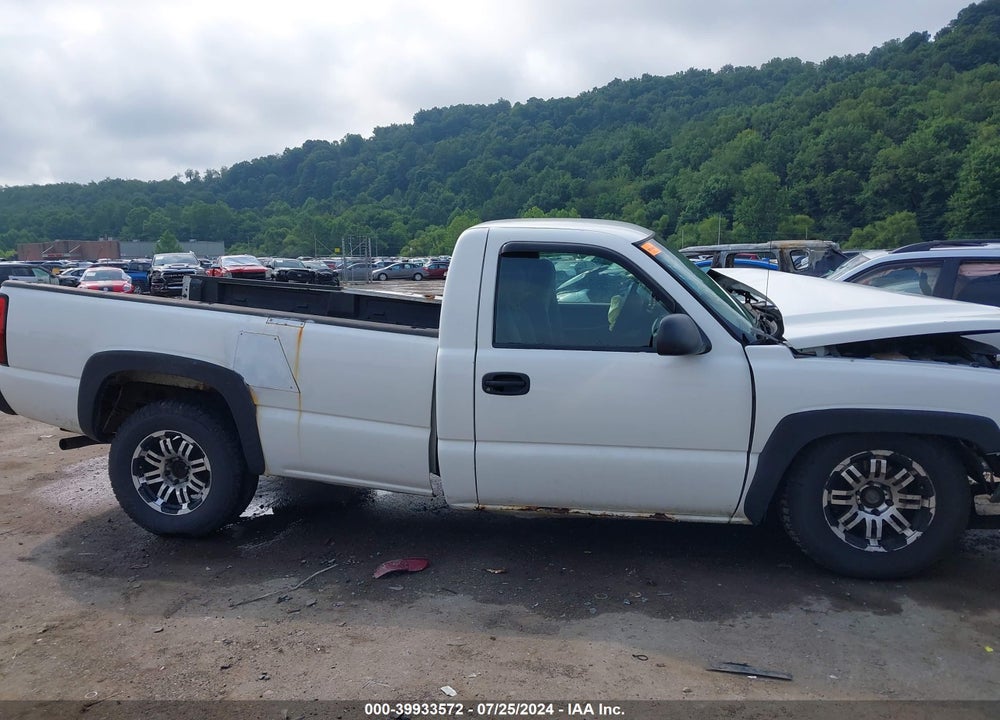 2007 CHEVROLET SILVERADO 1500 CLASSIC WORK TRUCK VIN: 1GCEK14V57E165664