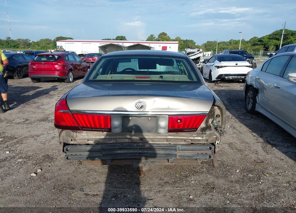 2002 MERCURY GRAND MARQUIS GS VIN: 2MEFM74WX2X656313