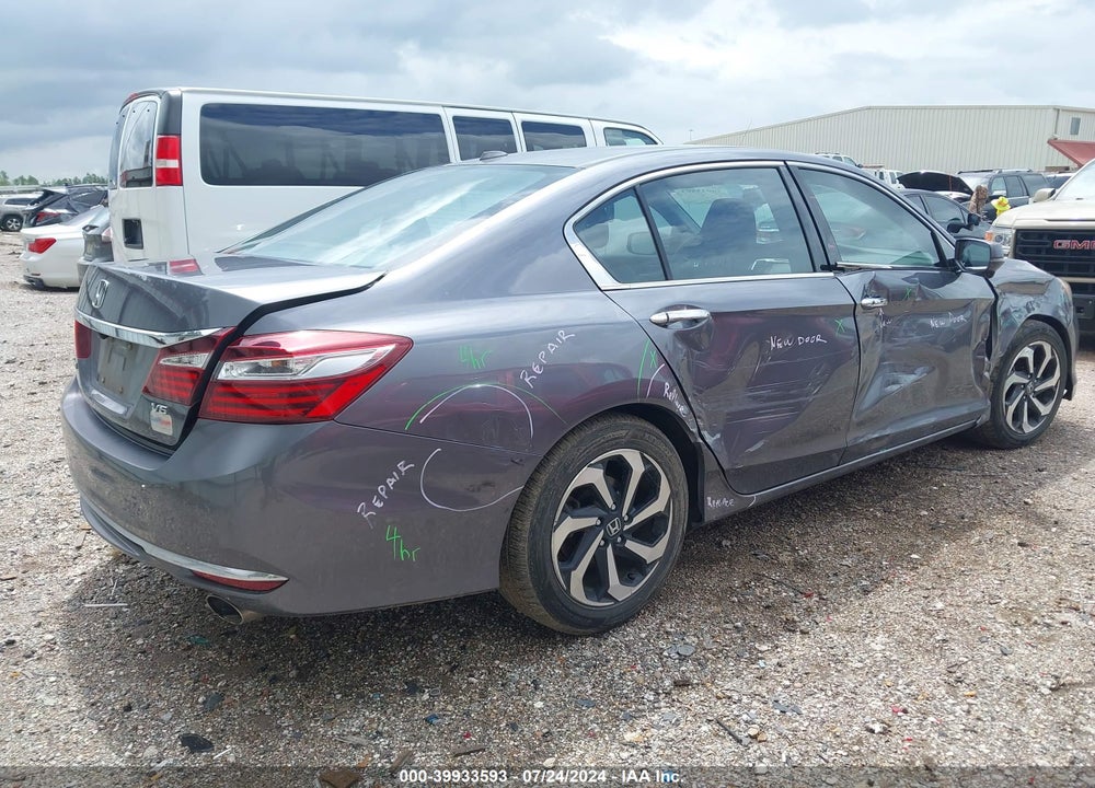 2016 HONDA ACCORD EX-L V-6 VIN: 1HGCR3F87GA032709