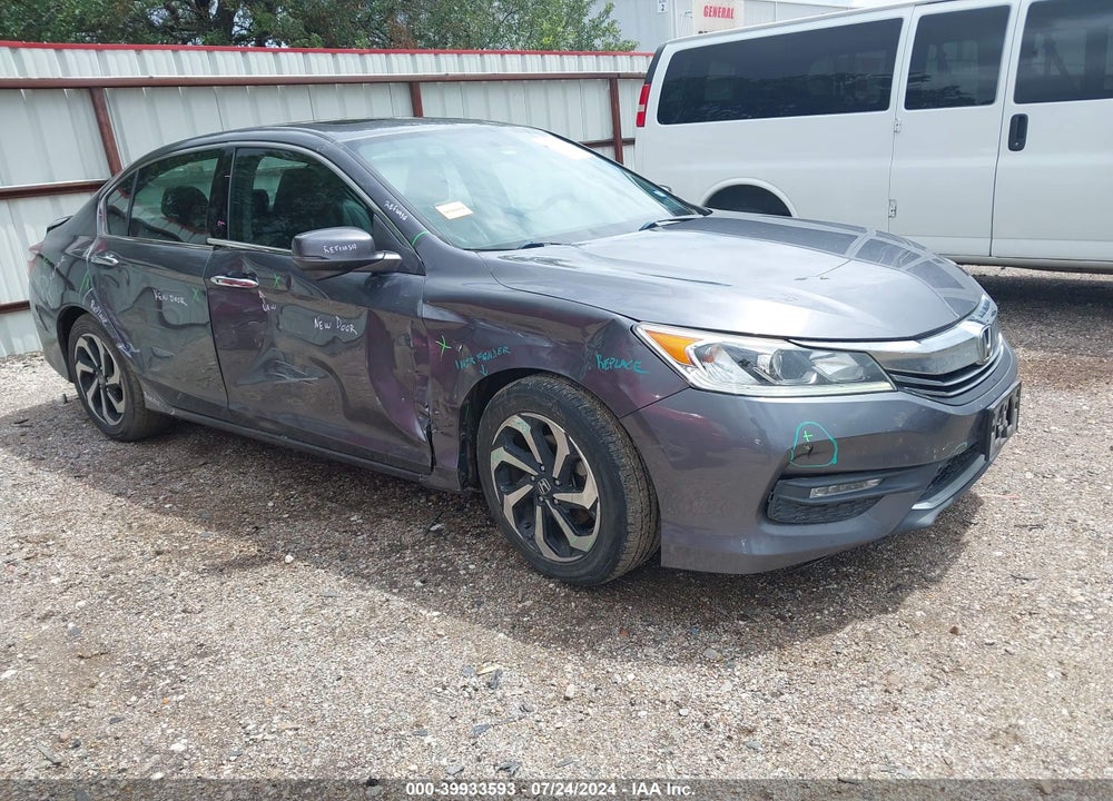 2016 HONDA ACCORD EX-L V-6 VIN: 1HGCR3F87GA032709